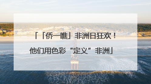 「侨一瞧」非洲日狂欢！他们用色彩“定义”非洲