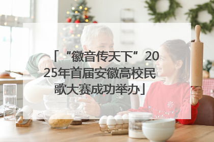 “徽音传天下”2025年首届安徽高校民歌大赛成功举办