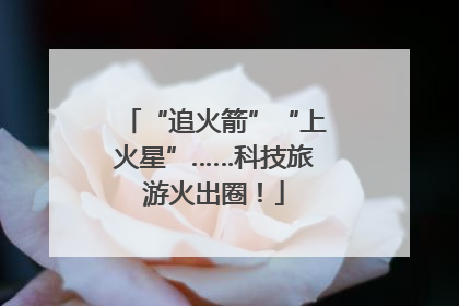 “追火箭”“上火星”……科技旅游火出圈！