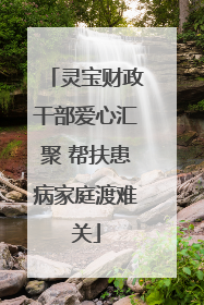 灵宝财政干部爱心汇聚 帮扶患病家庭渡难关