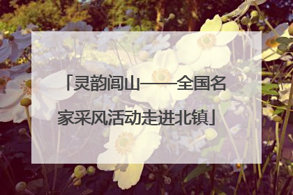 灵韵闾山——全国名家采风活动走进北镇