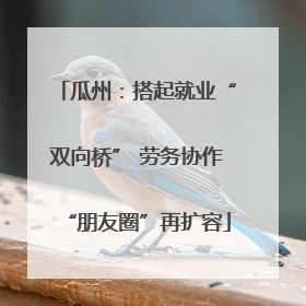 瓜州：搭起就业“双向桥” 劳务协作“朋友圈”再扩容