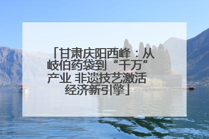 甘肃庆阳西峰：从岐伯药袋到“千万”产业 非遗技艺激活经济新引擎