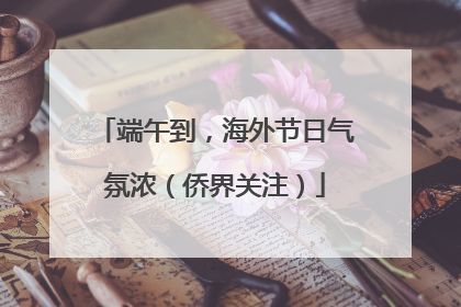 端午到，海外节日气氛浓（侨界关注）