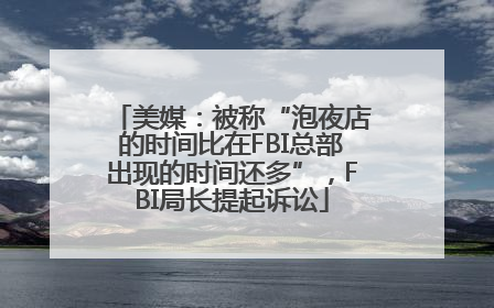 美媒：被称“泡夜店的时间比在FBI总部出现的时间还多”，FBI局长提起诉讼