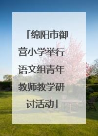 绵阳市御营小学举行语文组青年教师教学研讨活动