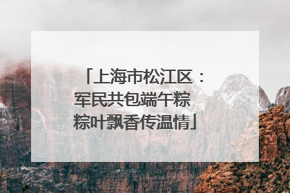 上海市松江区：军民共包端午粽 粽叶飘香传温情