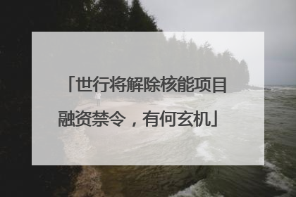 世行将解除核能项目融资禁令，有何玄机