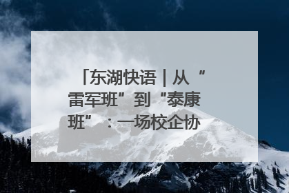 东湖快语｜从“雷军班”到“泰康班”：一场校企协同的“接力赛”