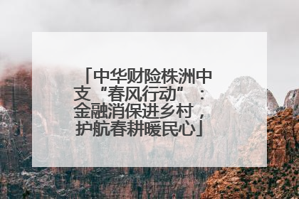 中华财险株洲中支“春风行动”：金融消保进乡村，护航春耕暖民心