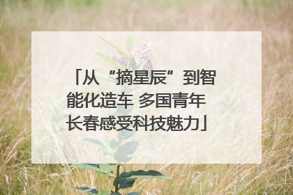 从“摘星辰”到智能化造车 多国青年长春感受科技魅力