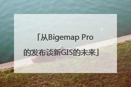 从Bigemap Pro的发布谈新GIS的未来