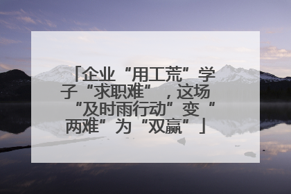 企业“用工荒”学子“求职难”，这场“及时雨行动”变“两难”为“双赢”