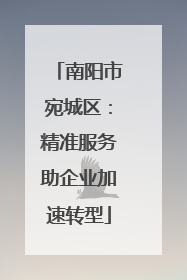 南阳市宛城区：精准服务助企业加速转型
