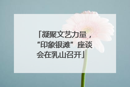 凝聚文艺力量，“印象银滩”座谈会在乳山召开