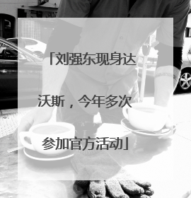 刘强东现身达沃斯，今年多次参加官方活动