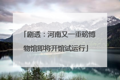 剧透：河南又一重磅博物馆即将开馆试运行