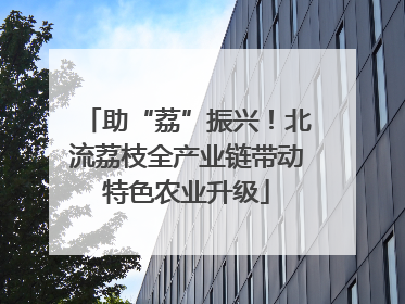 助“荔”振兴！北流荔枝全产业链带动特色农业升级