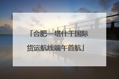 合肥—塔什干国际货运航线端午首航