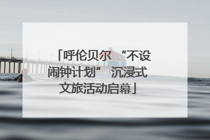 呼伦贝尔 “不设闹钟计划” 沉浸式文旅活动启幕