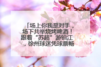 场上你我是对手，场下共举烧烤啤酒！跟着“苏超”游镇江，徐州球迷凭球票畅游名山胜景