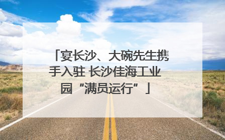 宴长沙、大碗先生携手入驻 长沙佳海工业园“满员运行”