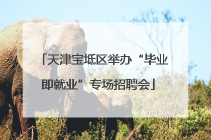 天津宝坻区举办“毕业即就业”专场招聘会