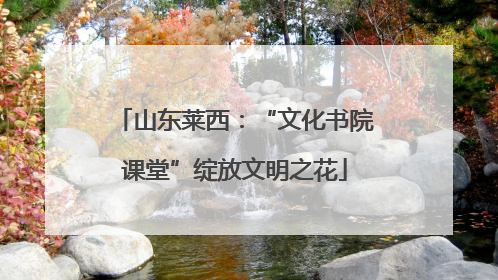 山东莱西：“文化书院课堂”绽放文明之花