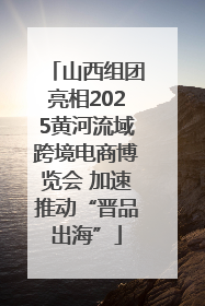 山西组团亮相2025黄河流域跨境电商博览会 加速推动“晋品出海”