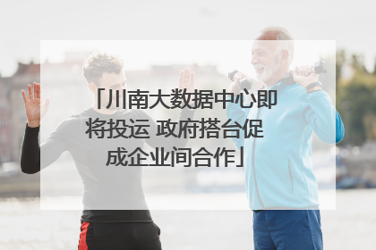 川南大数据中心即将投运 政府搭台促成企业间合作