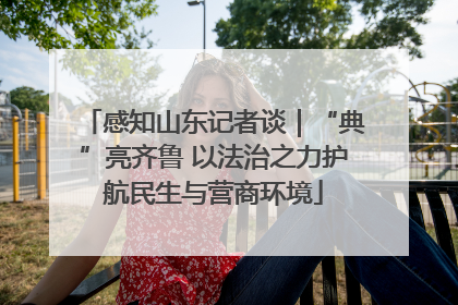 感知山东记者谈｜“典”亮齐鲁 以法治之力护航民生与营商环境