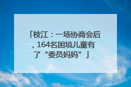 枝江：一场协商会后，164名困境儿童有了“委员妈妈”
