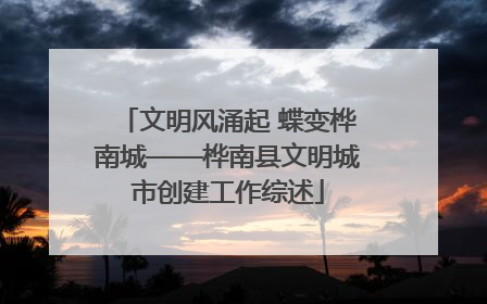 文明风涌起 蝶变桦南城——桦南县文明城市创建工作综述