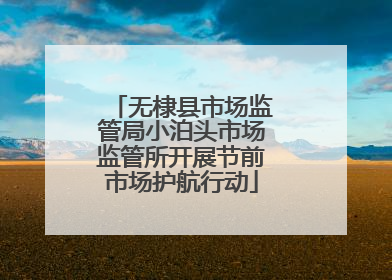 无棣县市场监管局小泊头市场监管所开展节前市场护航行动