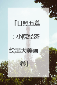 日照五莲：小院经济绘出大美画卷