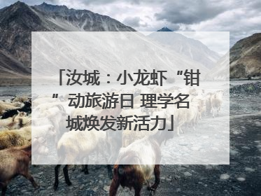 汝城：小龙虾“钳”动旅游日 理学名城焕发新活力