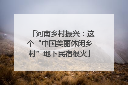 河南乡村振兴：这个“中国美丽休闲乡村”地下民宿很火