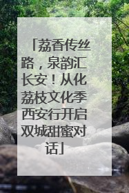 荔香传丝路，泉韵汇长安！从化荔枝文化季西安行开启双城甜蜜对话