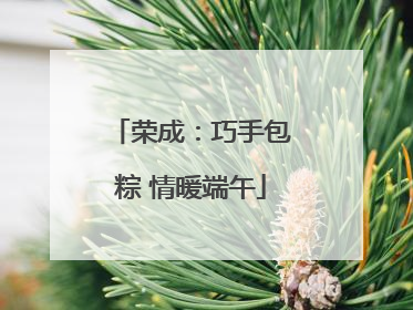 荣成：巧手包粽 情暖端午