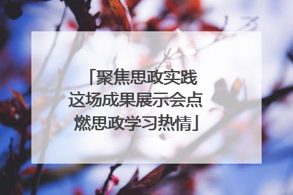 聚焦思政实践 这场成果展示会点燃思政学习热情