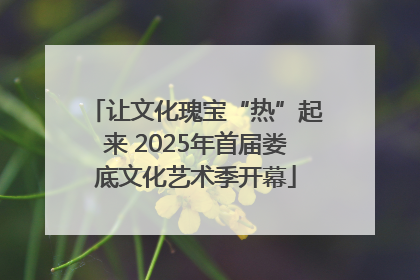 让文化瑰宝“热”起来 2025年首届娄底文化艺术季开幕