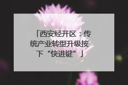 西安经开区：传统产业转型升级按下“快进键”