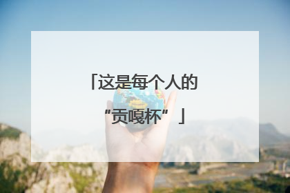 这是每个人的“贡嘎杯”