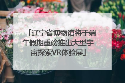 辽宁省博物馆将于端午假期重磅推出大型宇宙探索VR体验展