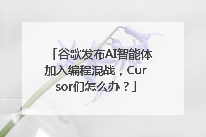 谷歌发布AI智能体加入编程混战，Cursor们怎么办？