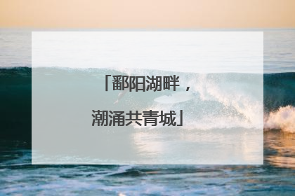 鄱阳湖畔，潮涌共青城