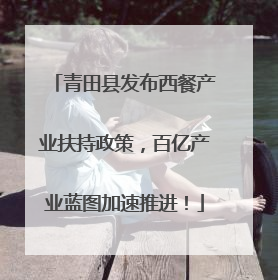 青田县发布西餐产业扶持政策，百亿产业蓝图加速推进！