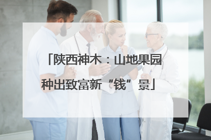 陕西神木：山地果园种出致富新“钱”景