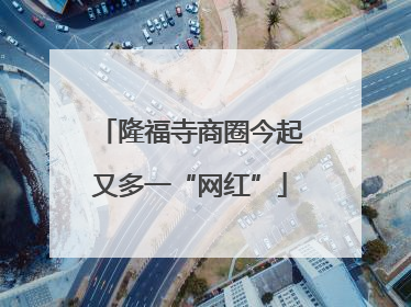 隆福寺商圈今起又多一“网红”
