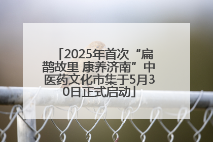 2025年首次“扁鹊故里 康养济南”中医药文化市集于5月30日正式启动